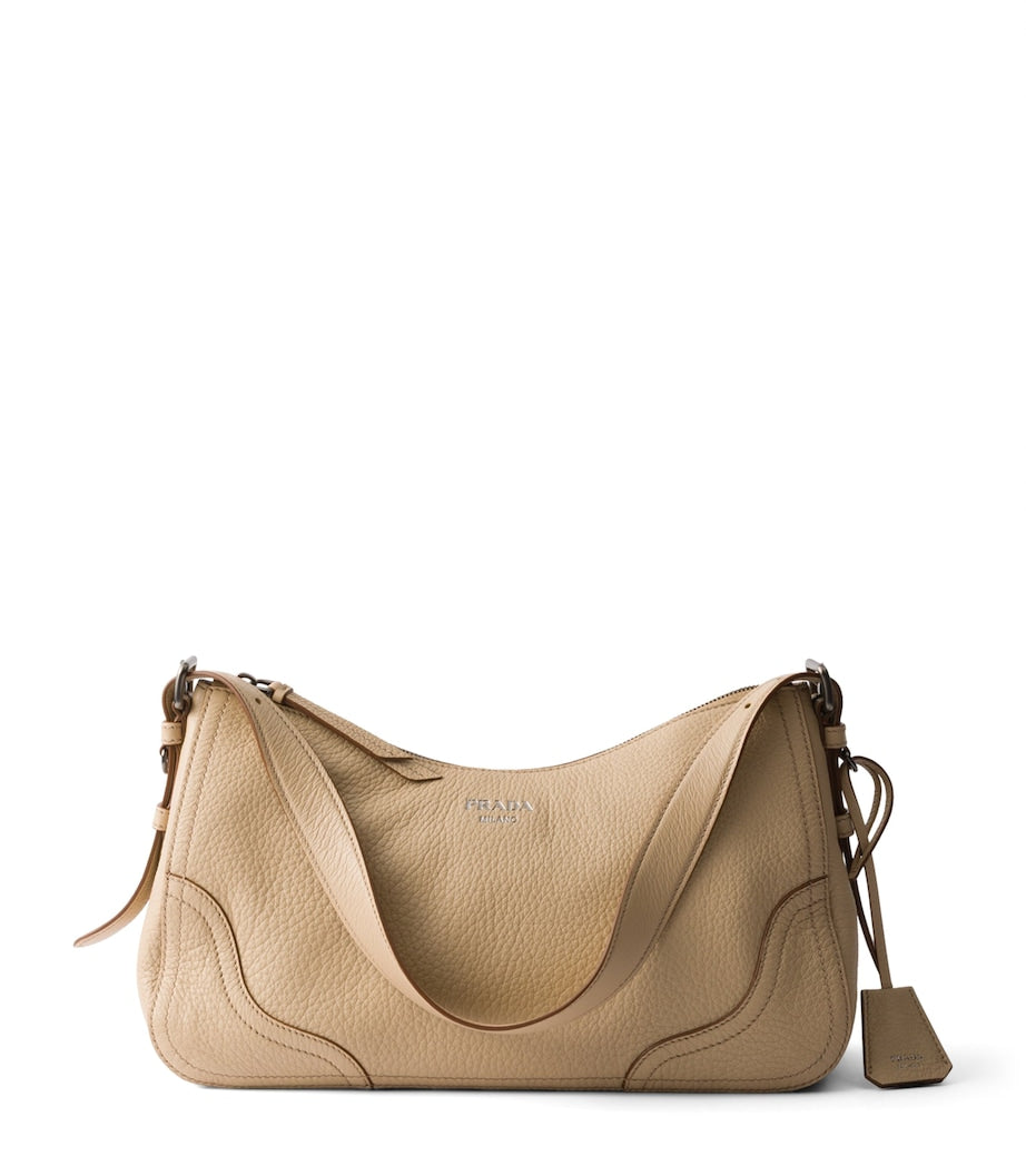 Large Leather Aimée Shoulder Bag