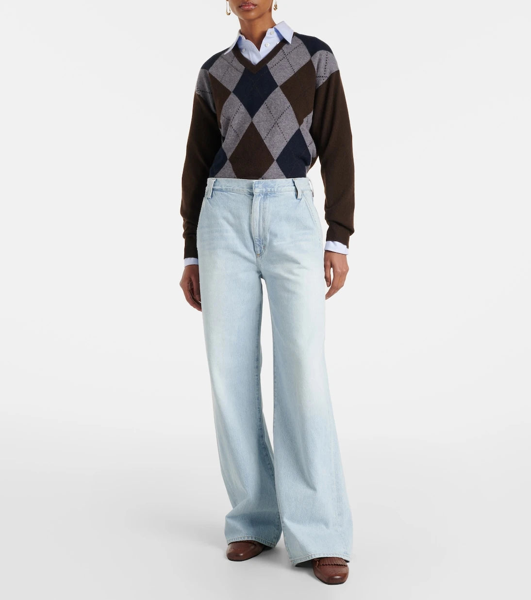 Agolde - Shona high-rise wide-leg jeans