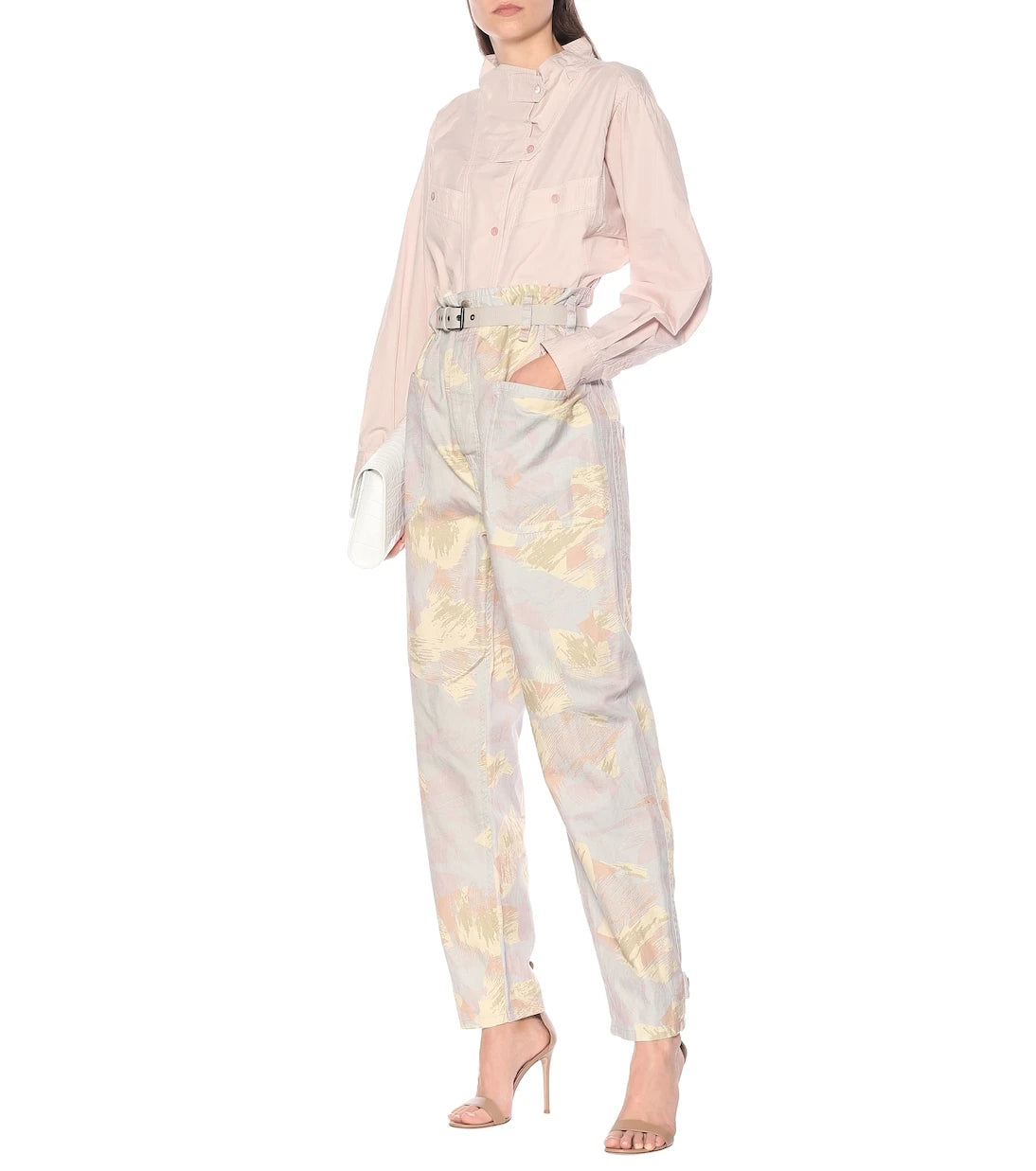 Marant Etoile - Rinny high-rise paperbag pants
