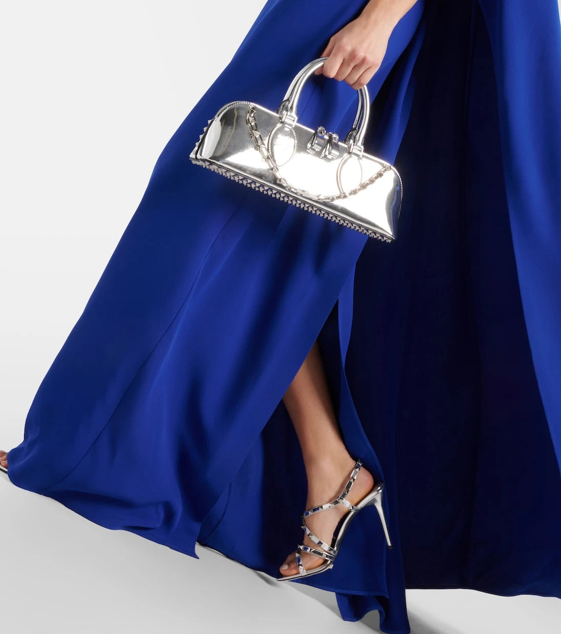 Valentino - Caped silk gown