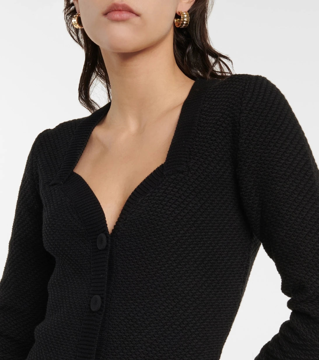 Nanushka - Dana knitted cotton midi dress