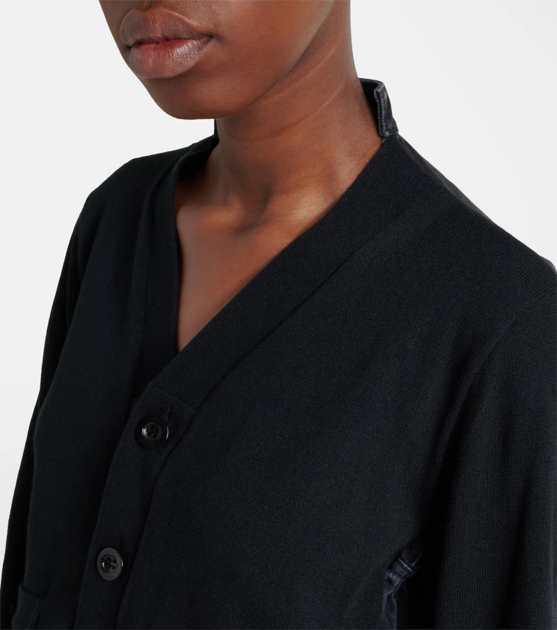 Sacai - Paneled cotton-blend cardigan