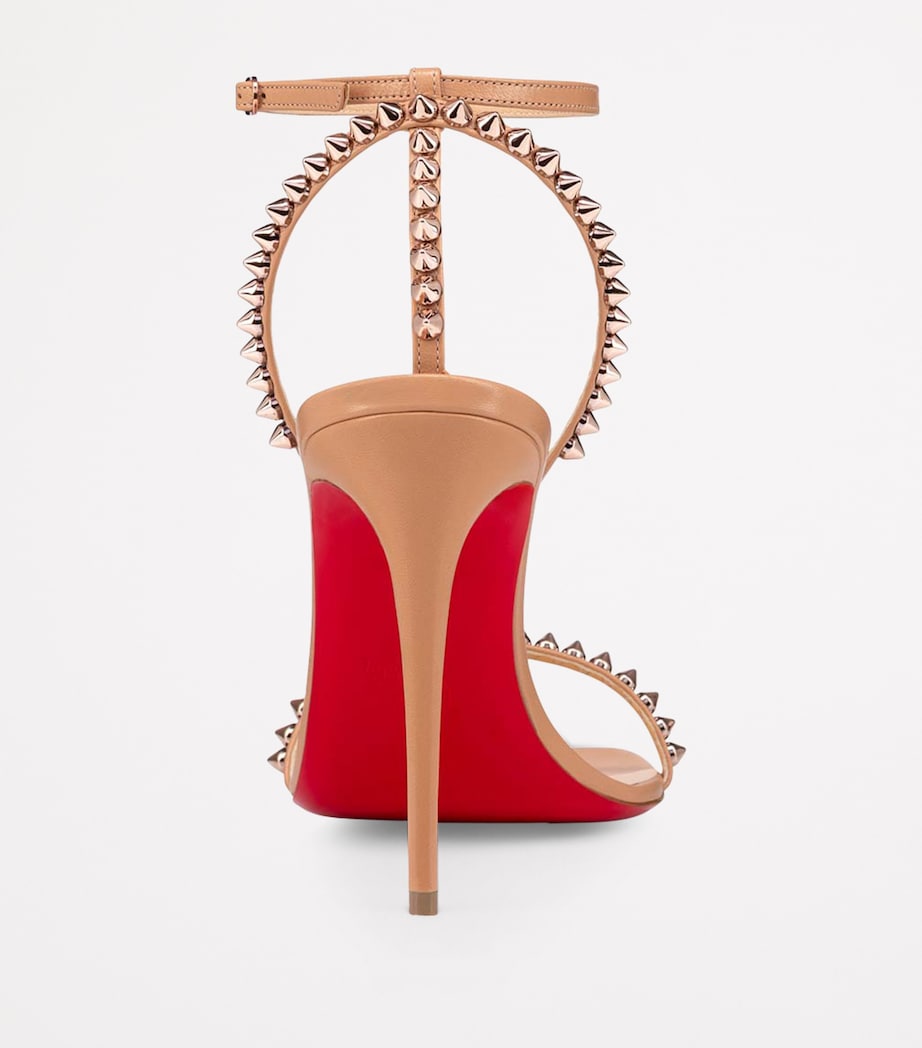 Christian Louboutin Nude So Me Leather Heeled Sandals 100
