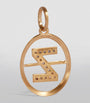 Annoushka Yellow Gold and Diamond Initial Z Pendant