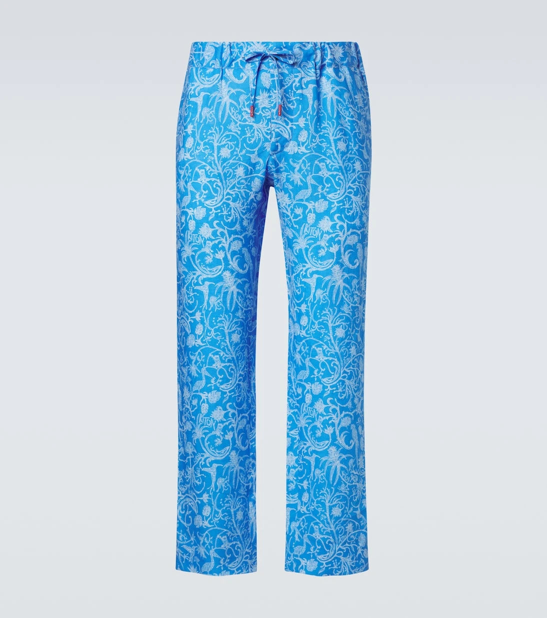 Kiton - بنطلون كتان مطبوع