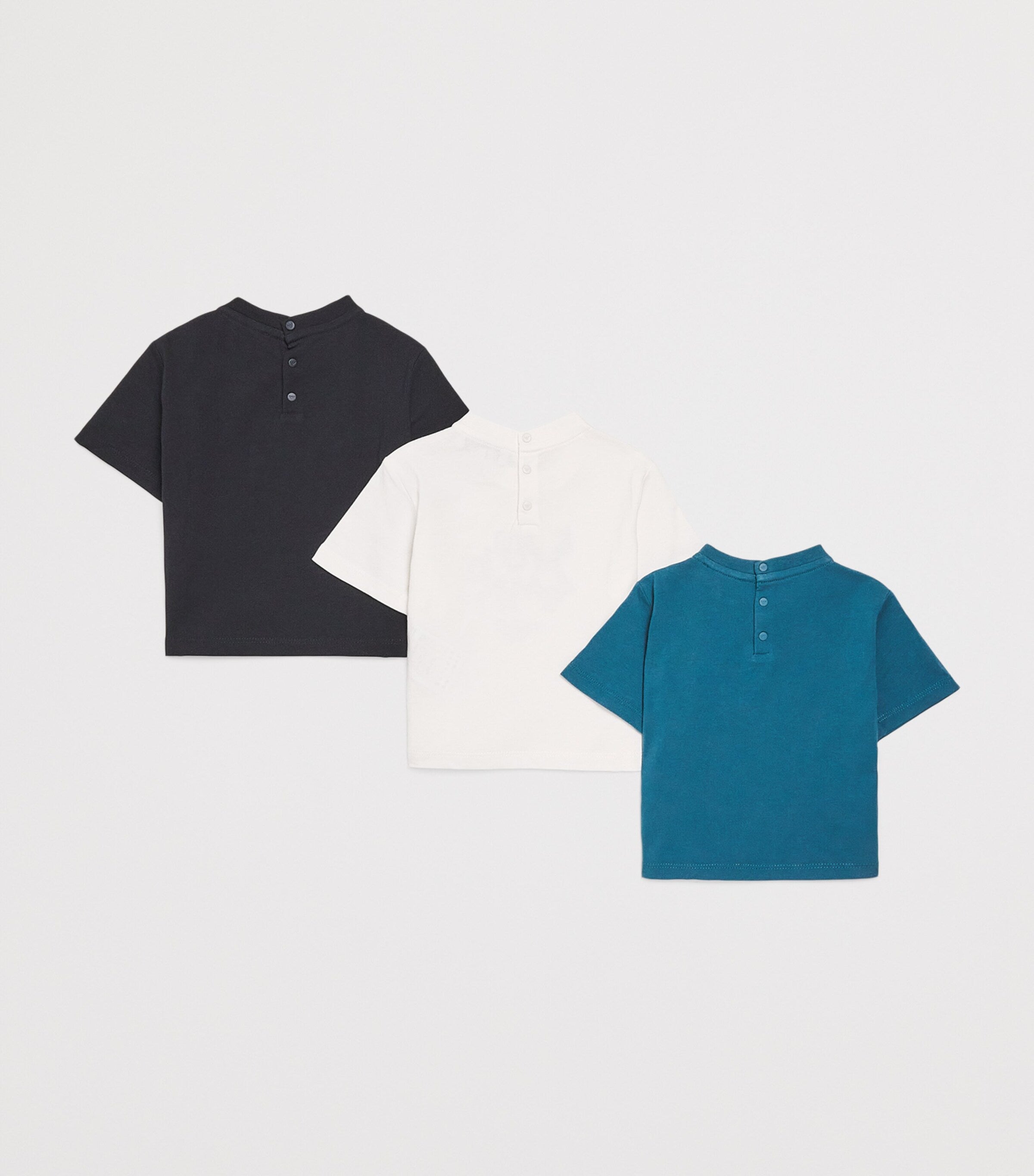 Emporio Armani Kids Pack of 3 Cotton Logo T-Shirts (6-36 Months)