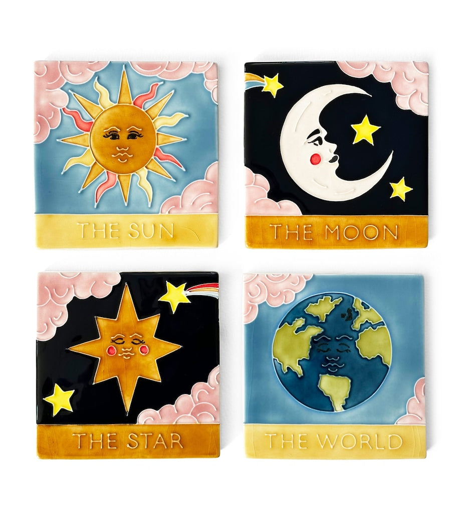 Set of 4 Tarot Coasters