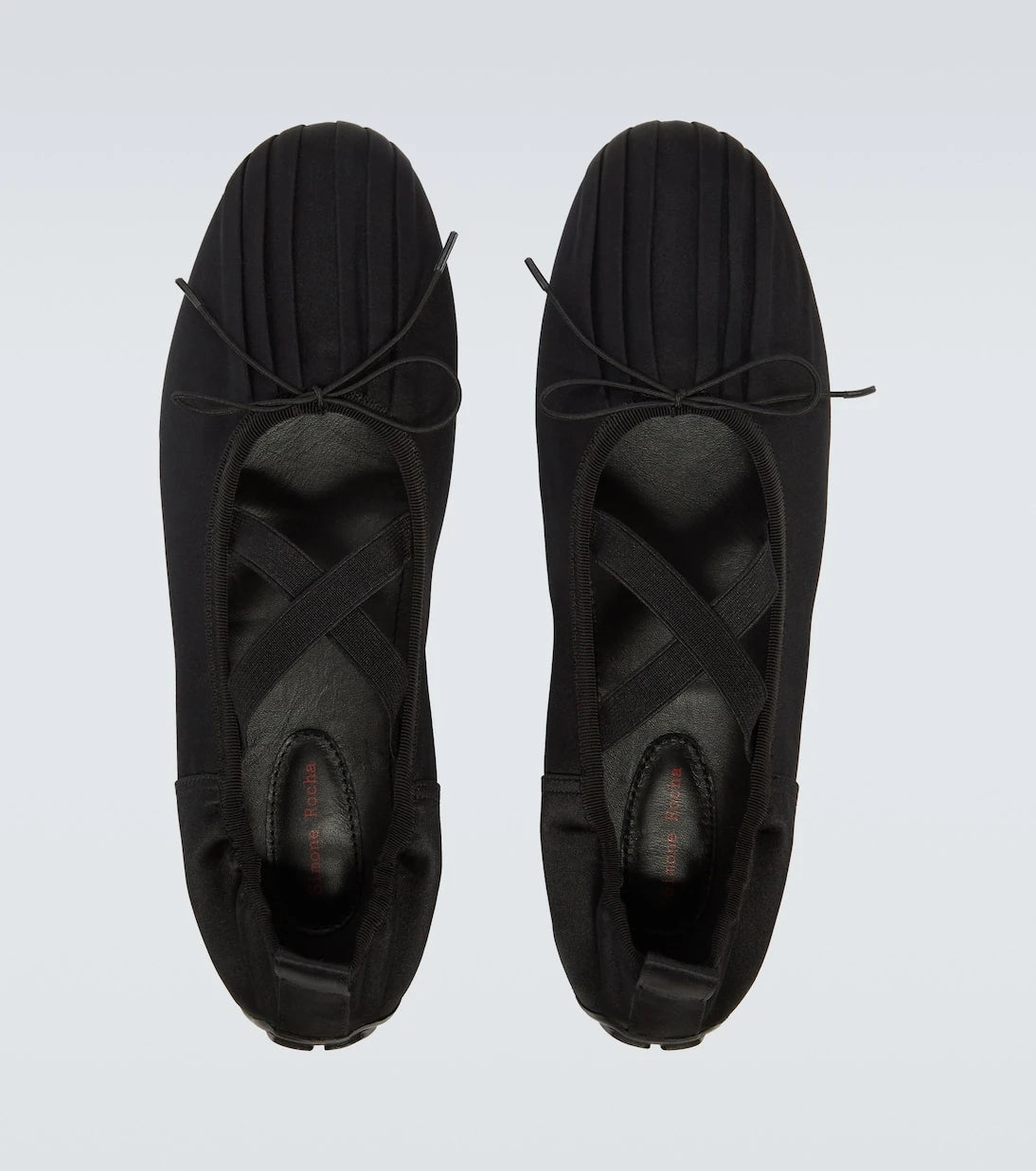 Simone Rocha - Grip satin ballet flats
