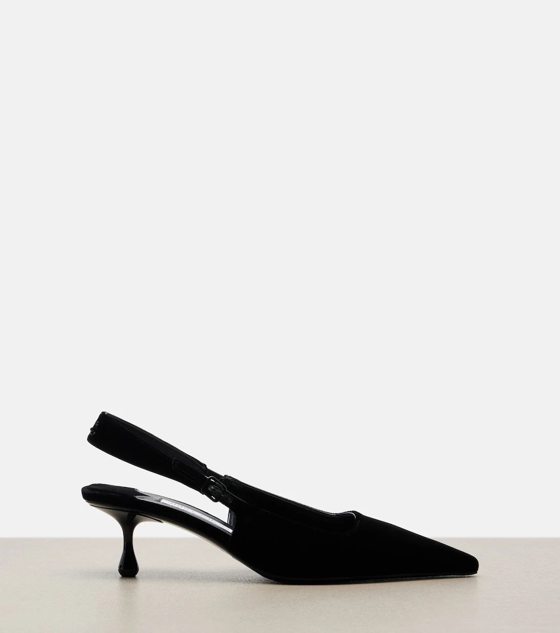 Jimmy Choo - Amel velvet slingback pumps