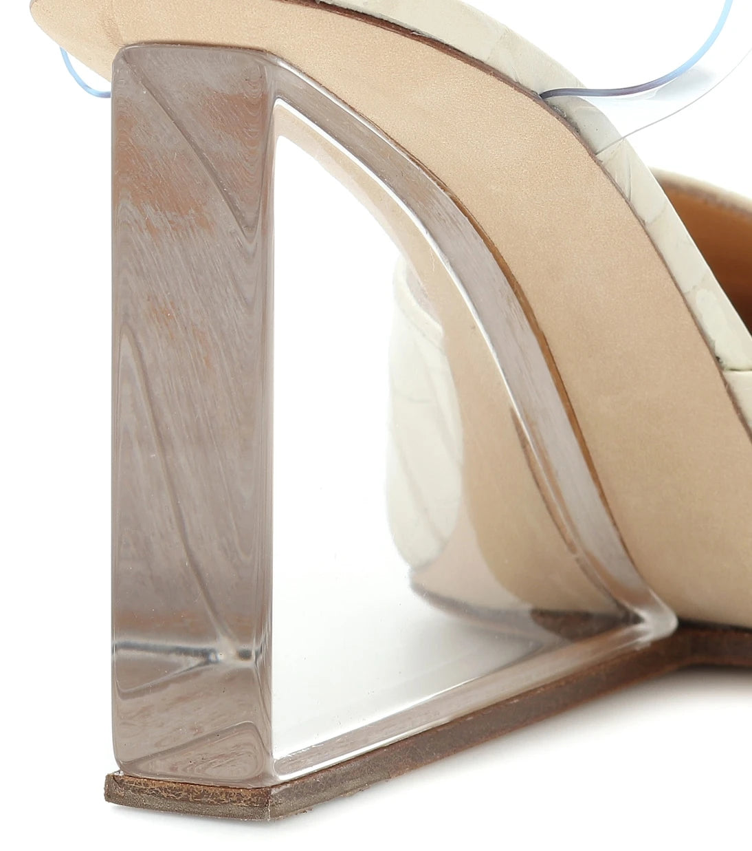 By Far - Lex croc-effect leather pumps