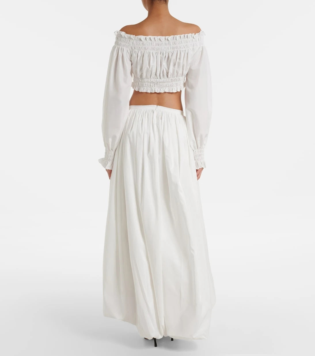 Norma Kamali - Asymmetric jersey maxi skirt