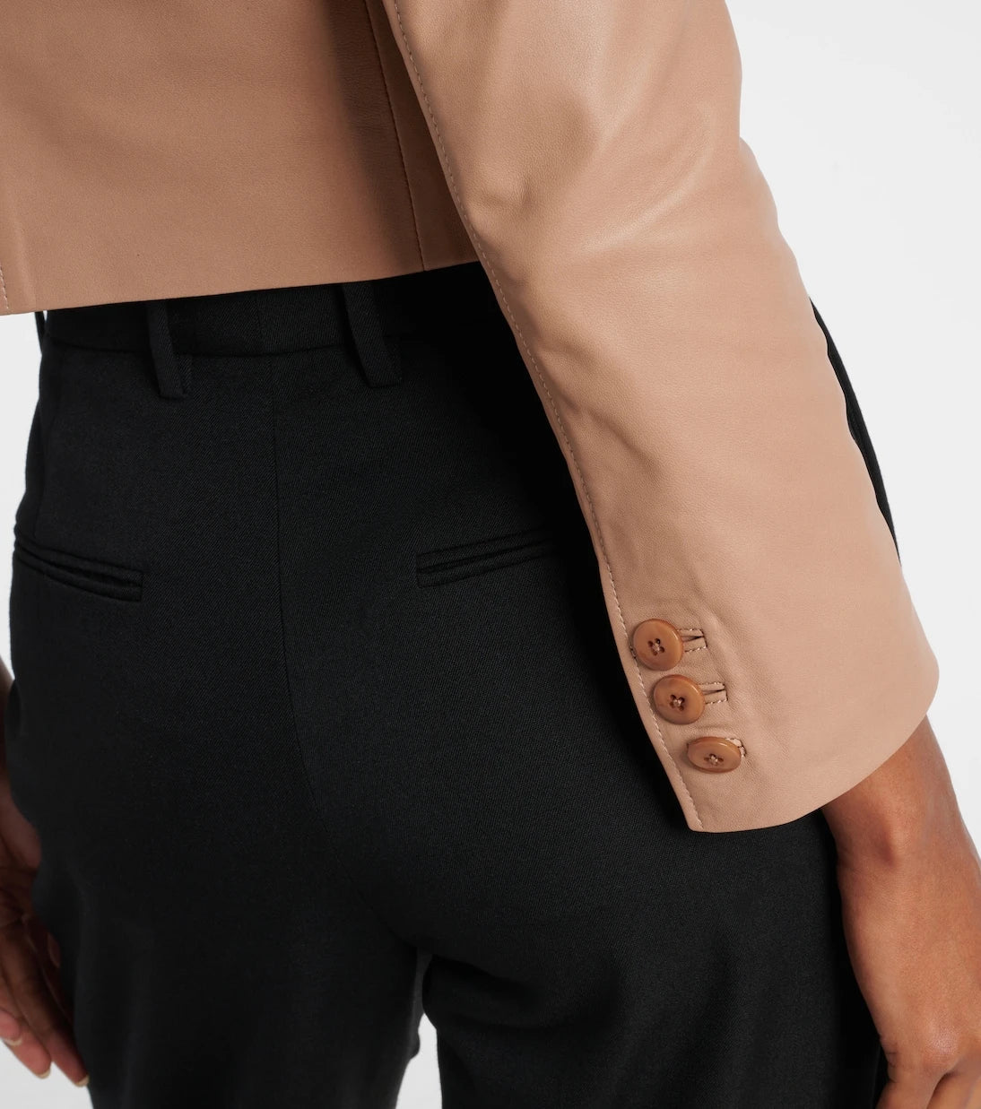 Dorothee Schumacher - Sleek Statement cropped leather jacket