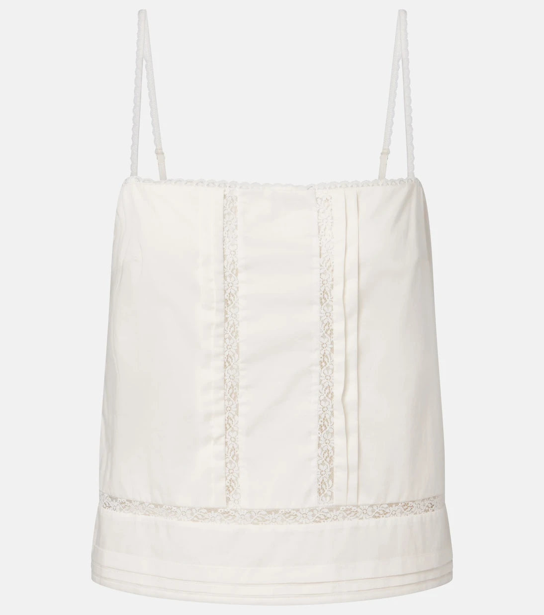 Staud - Corinna embroidered cotton voile top