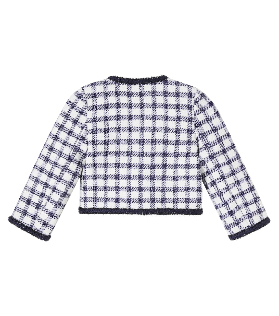 Self-Portrait Kids - Checked bouclé jacket