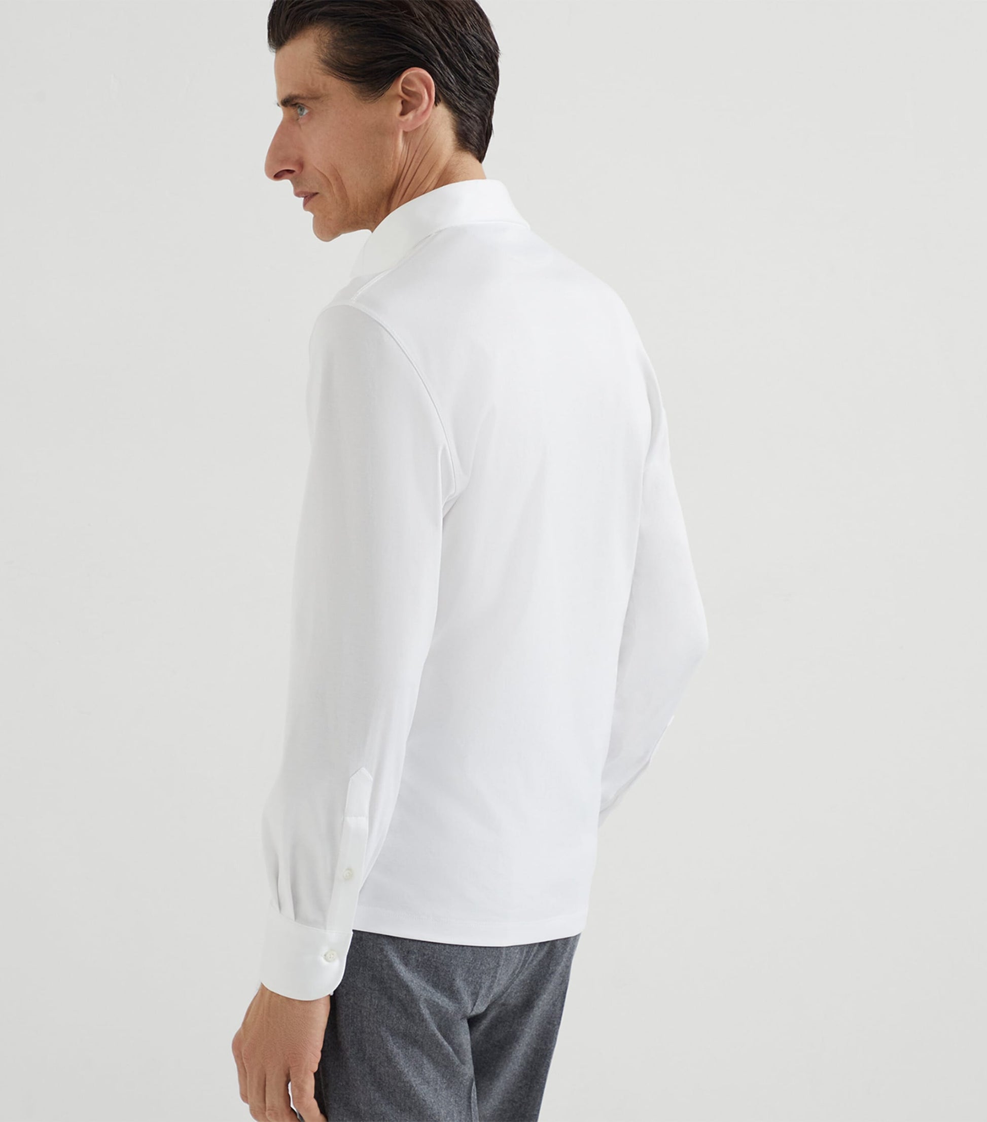 Brunello Cucinelli Cotton Long-Sleeve Polo Shirt