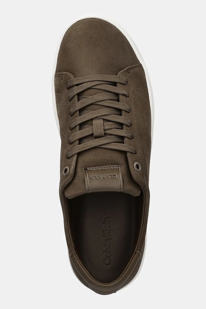 Кожени маратонки Calvin Klein LOW TOP LACE UP NU