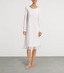 Hanro Ivory Cotton Long-Sleeve Kalea Nightdress