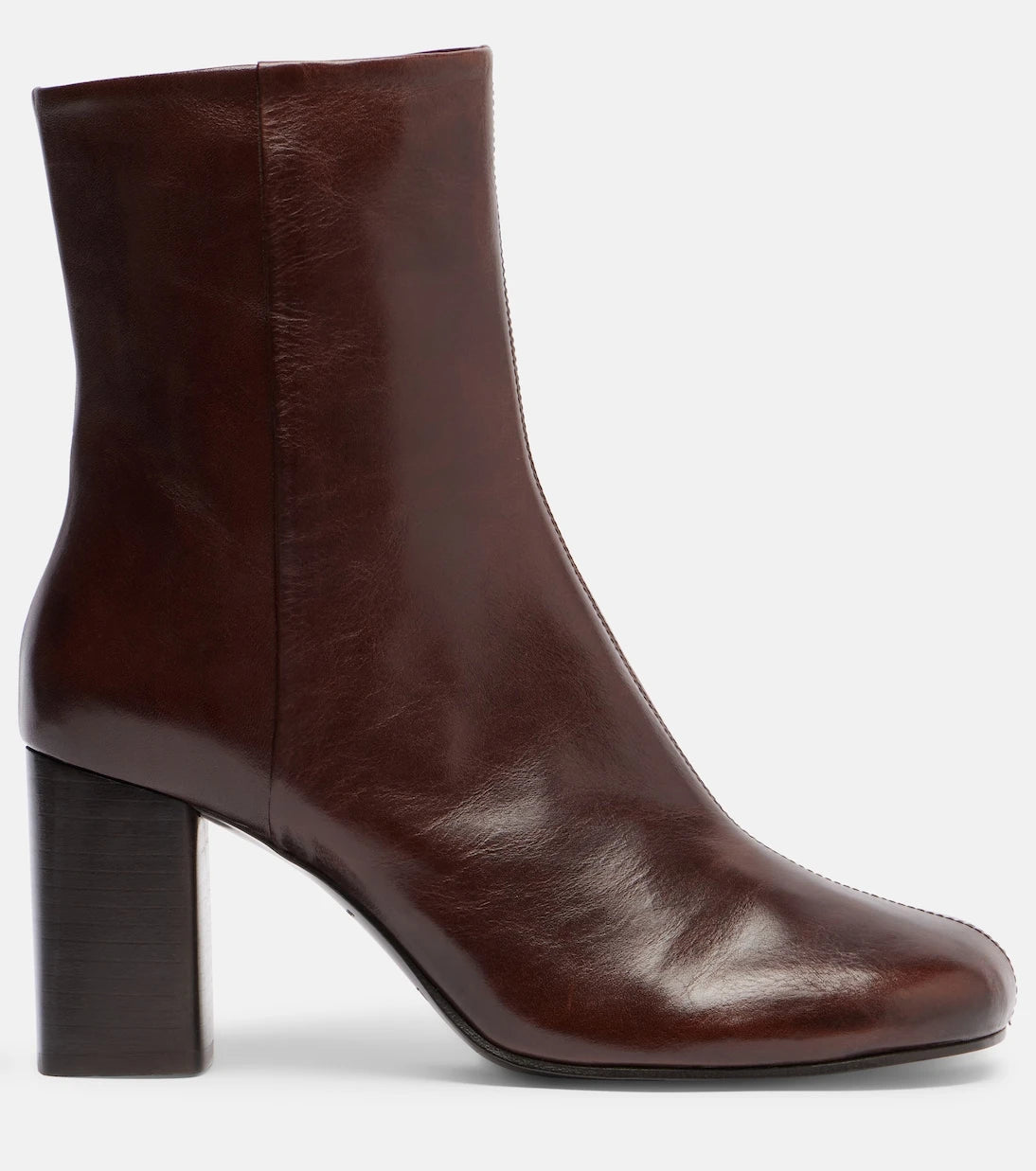 Lemaire - Anatomic 80 leather ankle boots