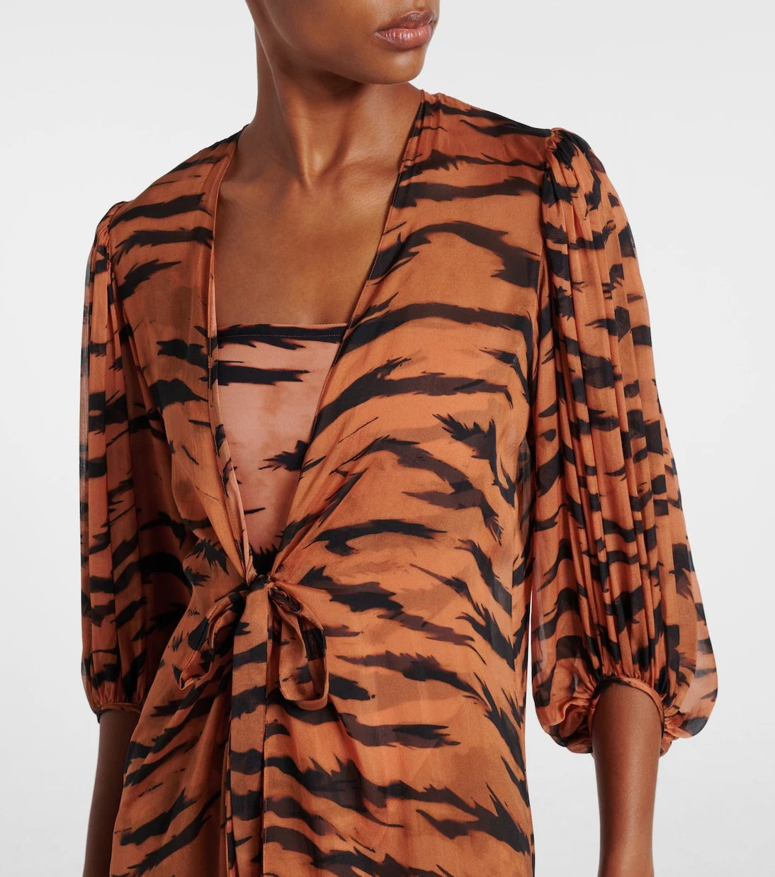 Adriana Degreas - x Sabine Getty printed silk kaftan