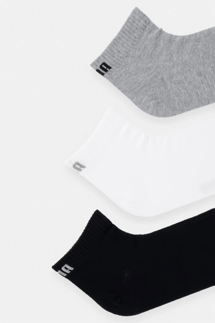 Puma pamuklu QUARTER PLAIN çorap 3’lü