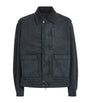 DRIES VAN NOTEN Grey Denim Overdyed Workwear Jacket