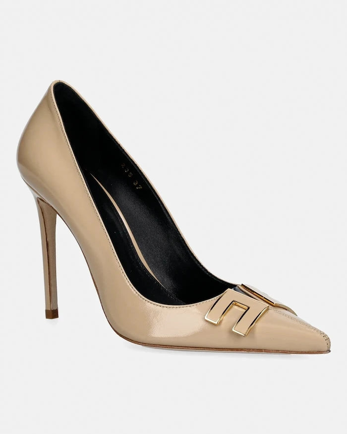 Кожени обувки с тънък ток Elisabetta Franchi