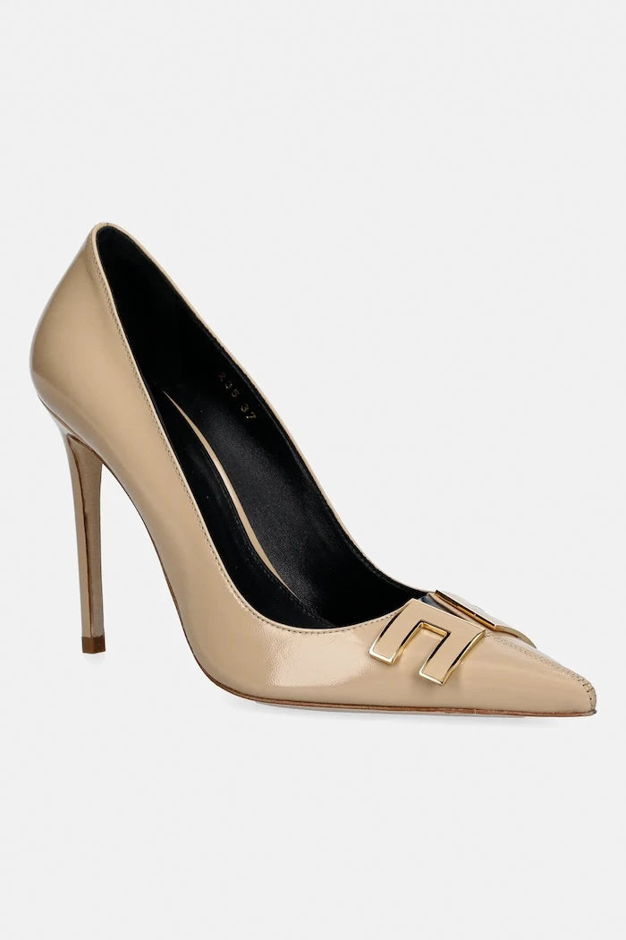 Кожени обувки с тънък ток Elisabetta Franchi