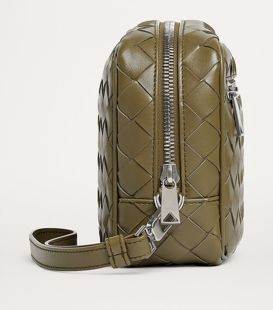 Bottega Veneta Leather Intrecciato Pouch