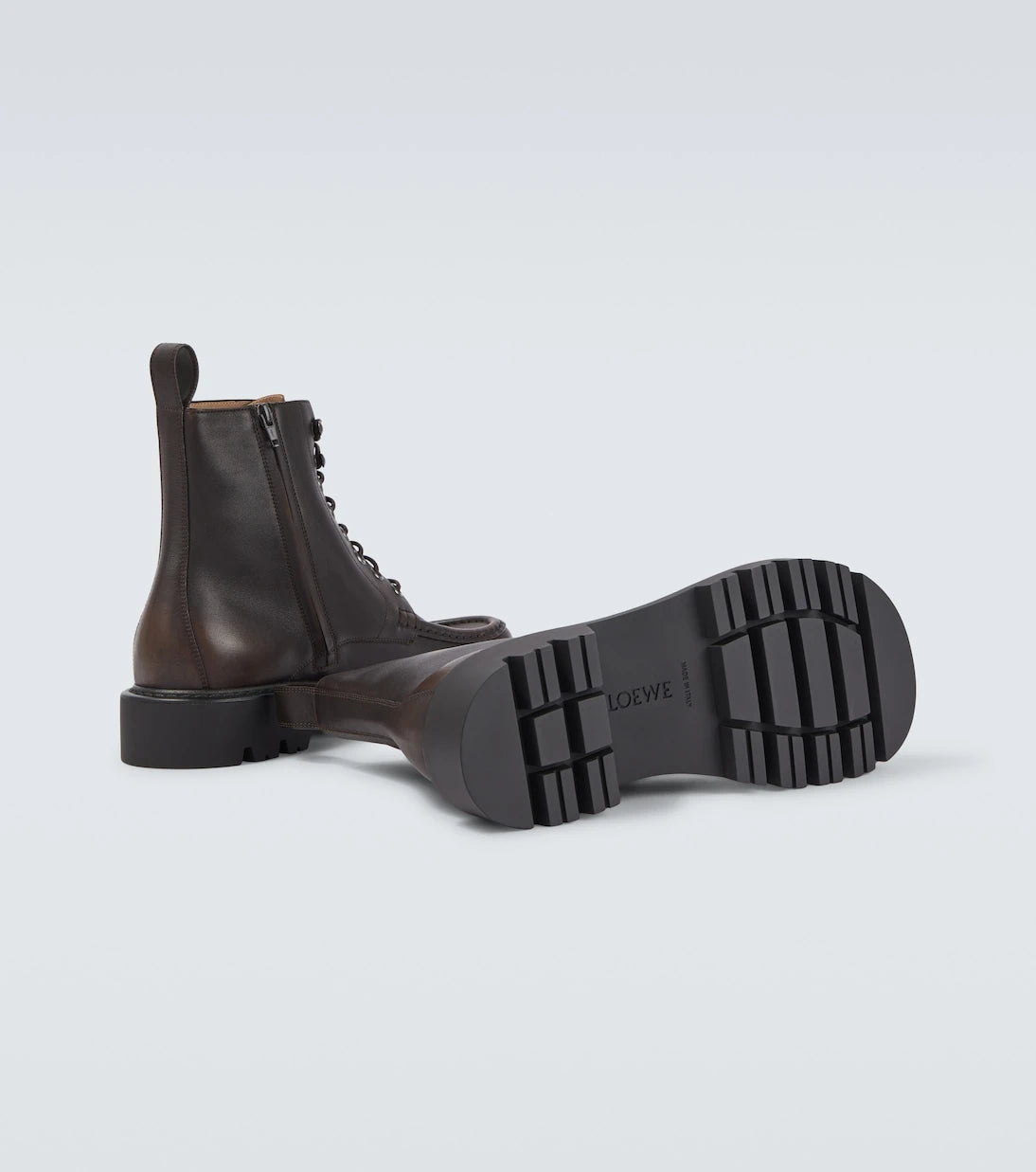 Loewe - Sierra leather combat boots