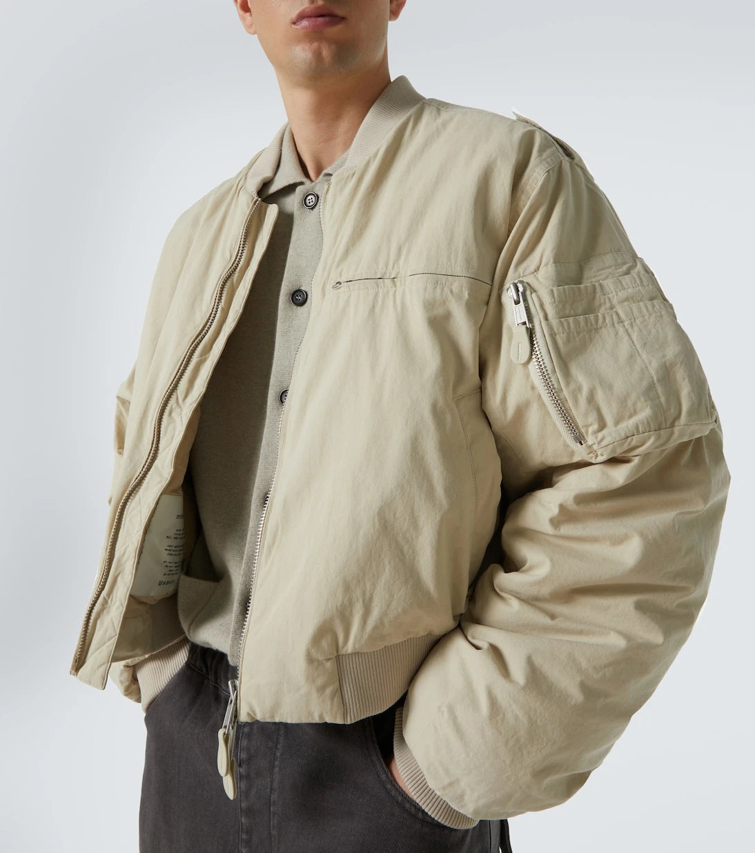 Entire Studios - A-4 cotton canvas bomber jacket