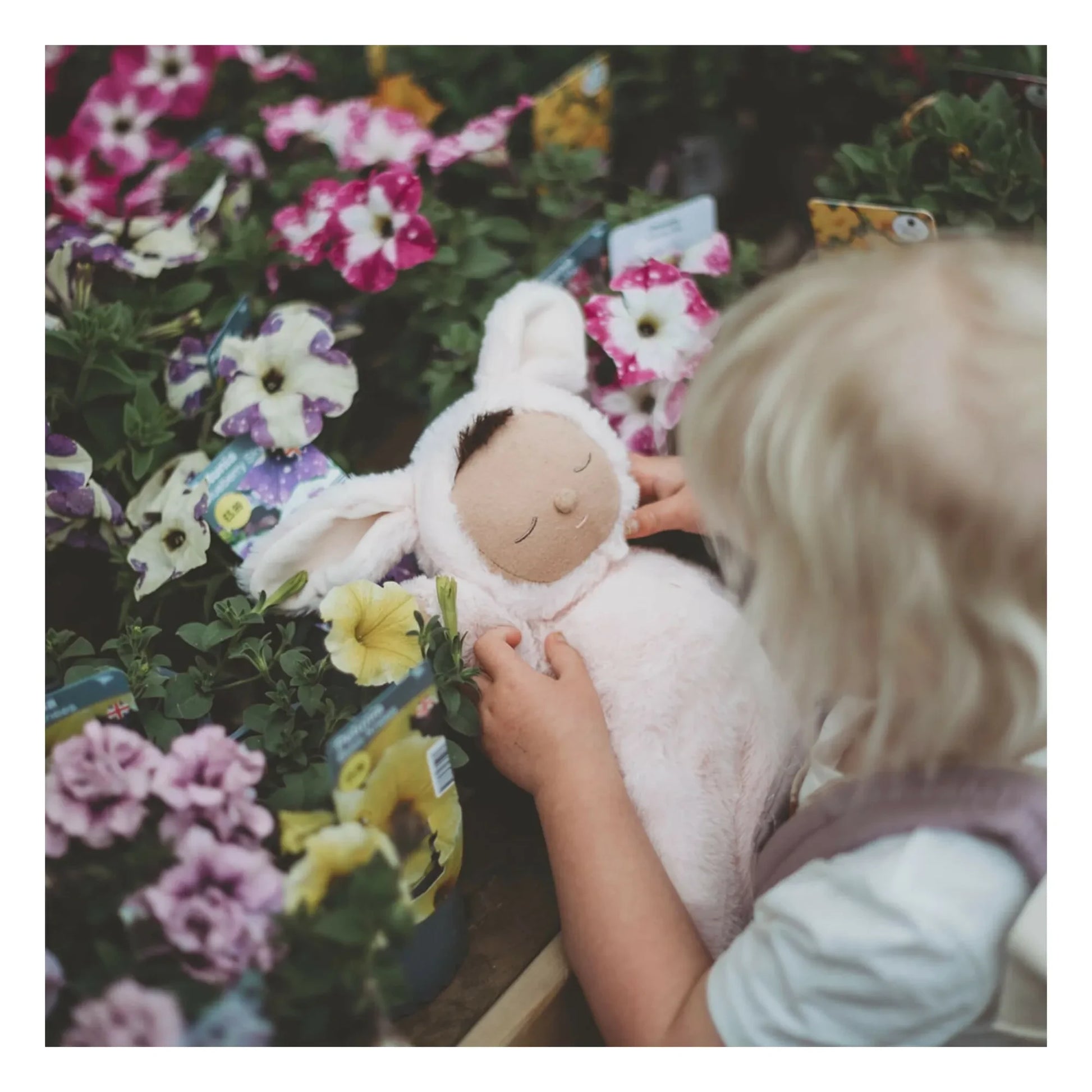 Olli Ella - Cozy Dinkum Rabbit doll | Pale Pink