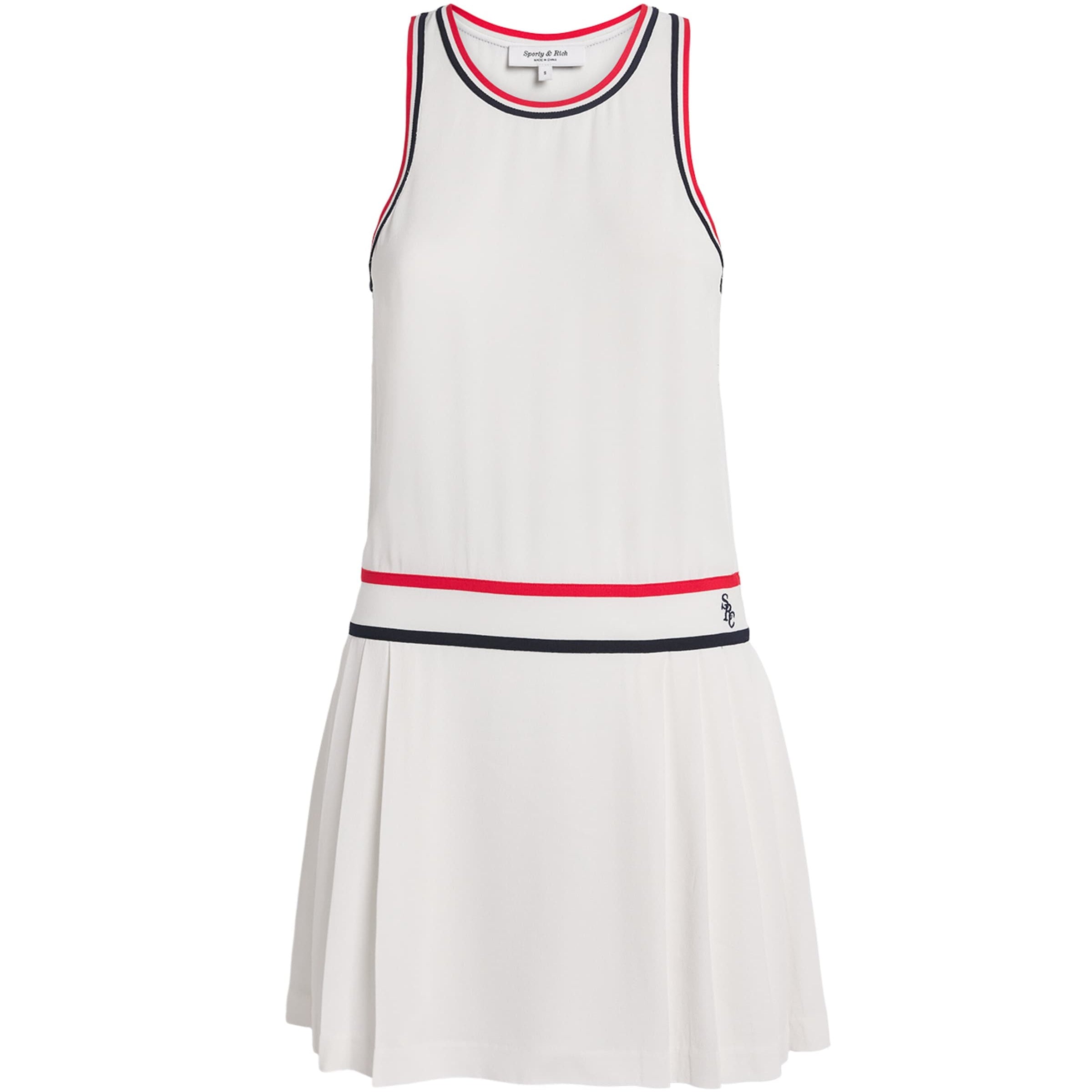Sporty & Rich White Phoebe Tennis Dress