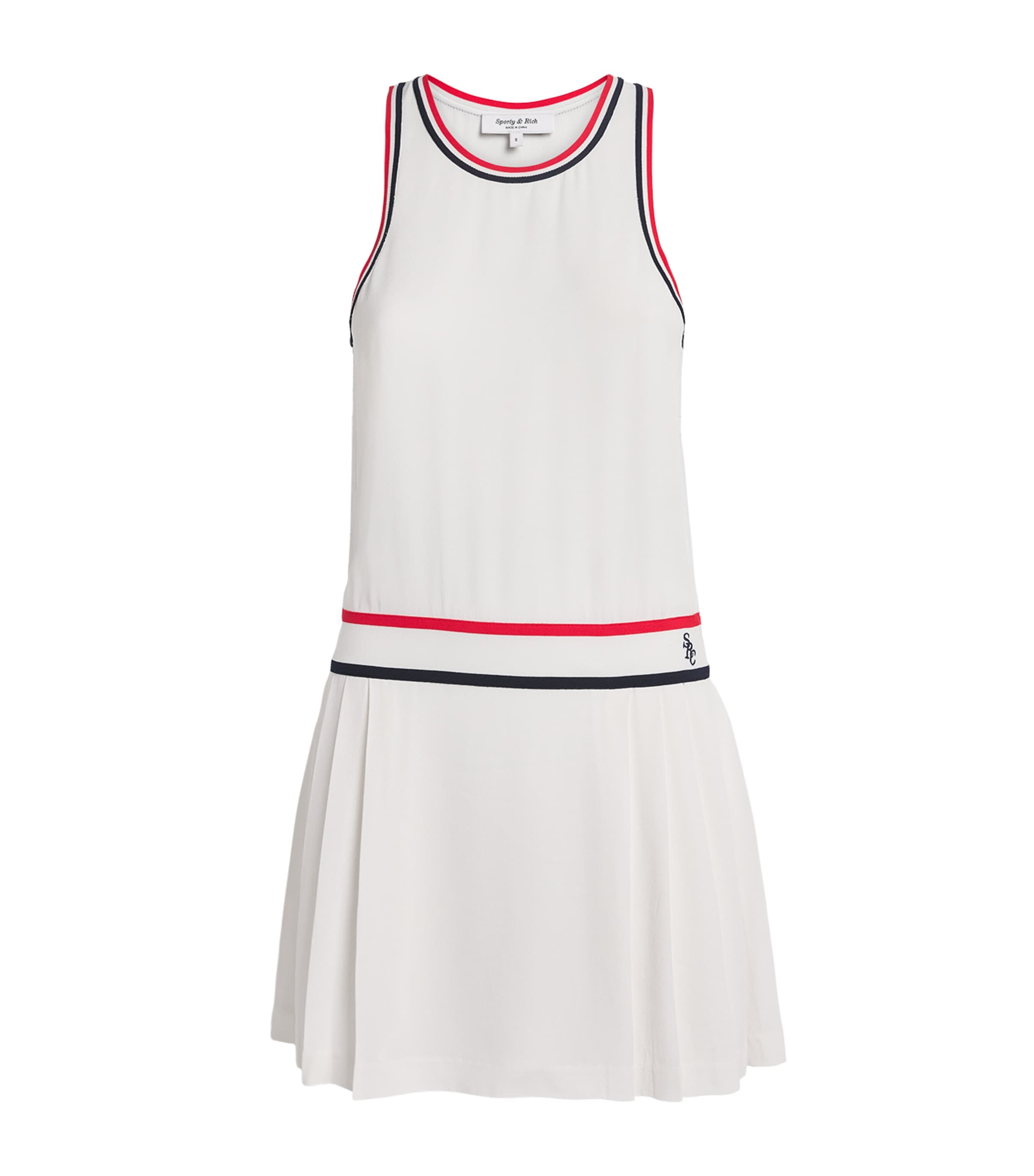 Sporty & Rich White Phoebe Tennis Dress