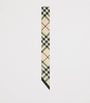 Burberry Silk Skinny Check Scarf