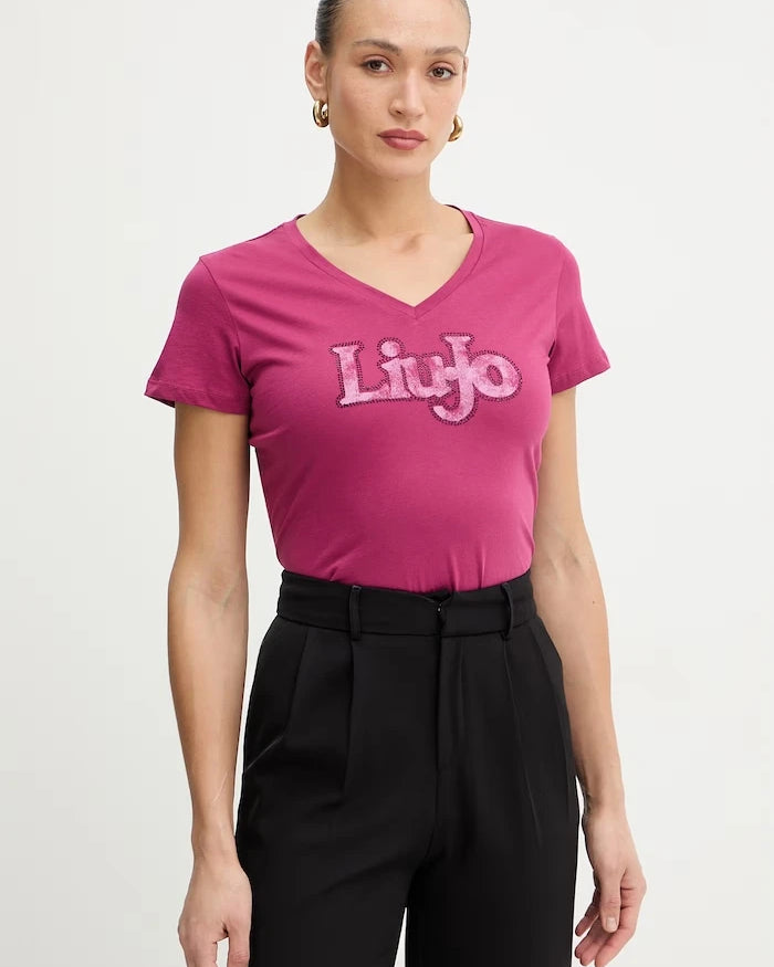 Памучна тениска Liu Jo