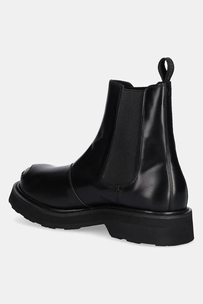 Кожени боти челси Kenzo Smile Lace Up Boots