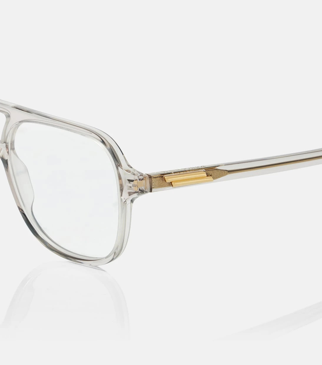 Bottega Veneta - Slim Ribbon aviator glasses