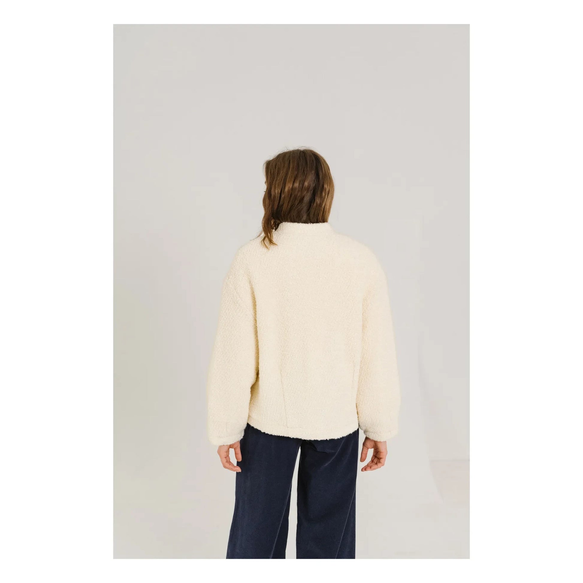 Sacrécoeur - Jay Bouclette Virgin Wool Jacket | White