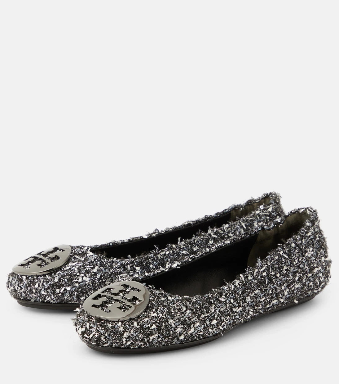 Tory Burch - Minnie Travel embellished ballet flats