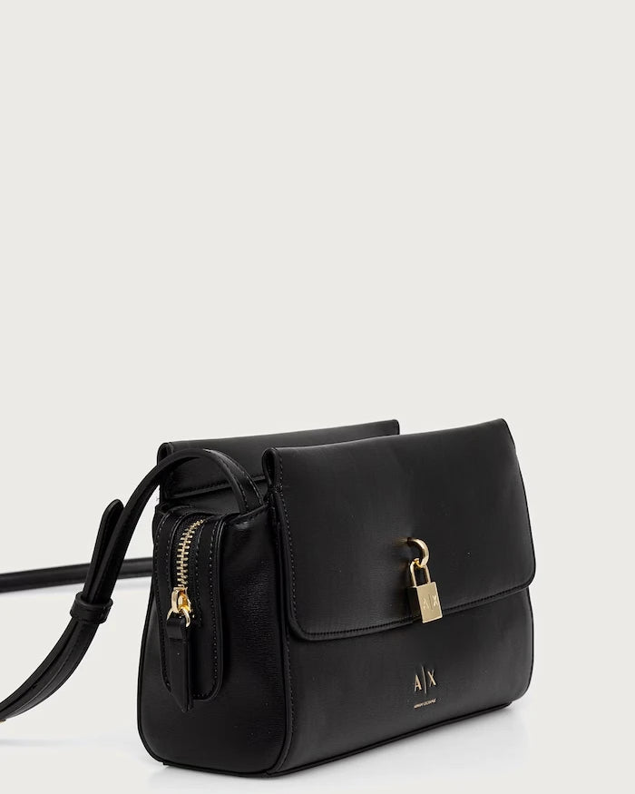 Armani Exchange kadın suni deri crossbody çanta