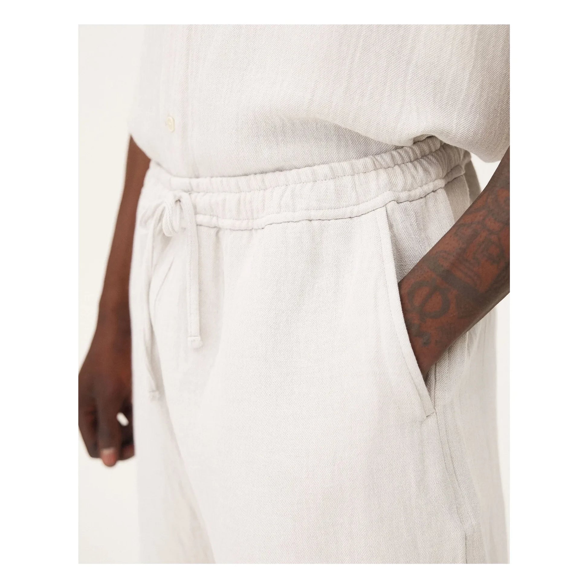 Noyoco - Malibu Linen Shorts | Light grey