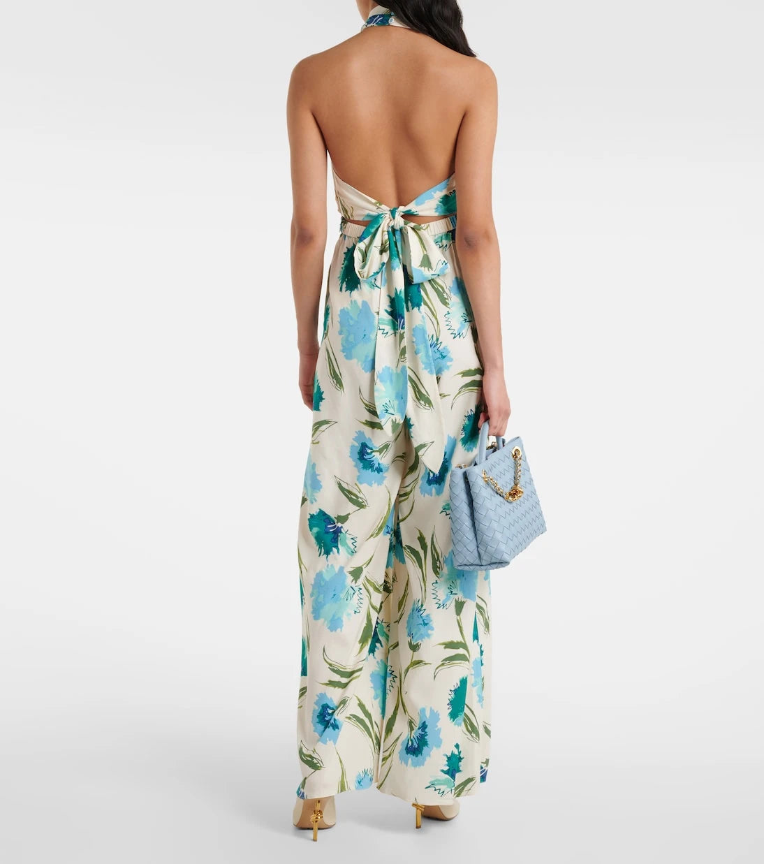 Diane von Furstenberg - Cort floral halterneck jumpsuit