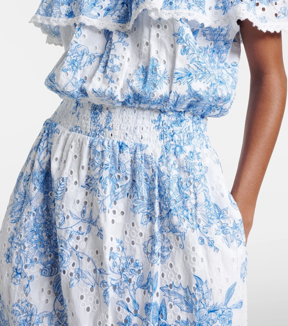 Melissa Odabash - Larna printed cotton midi dress