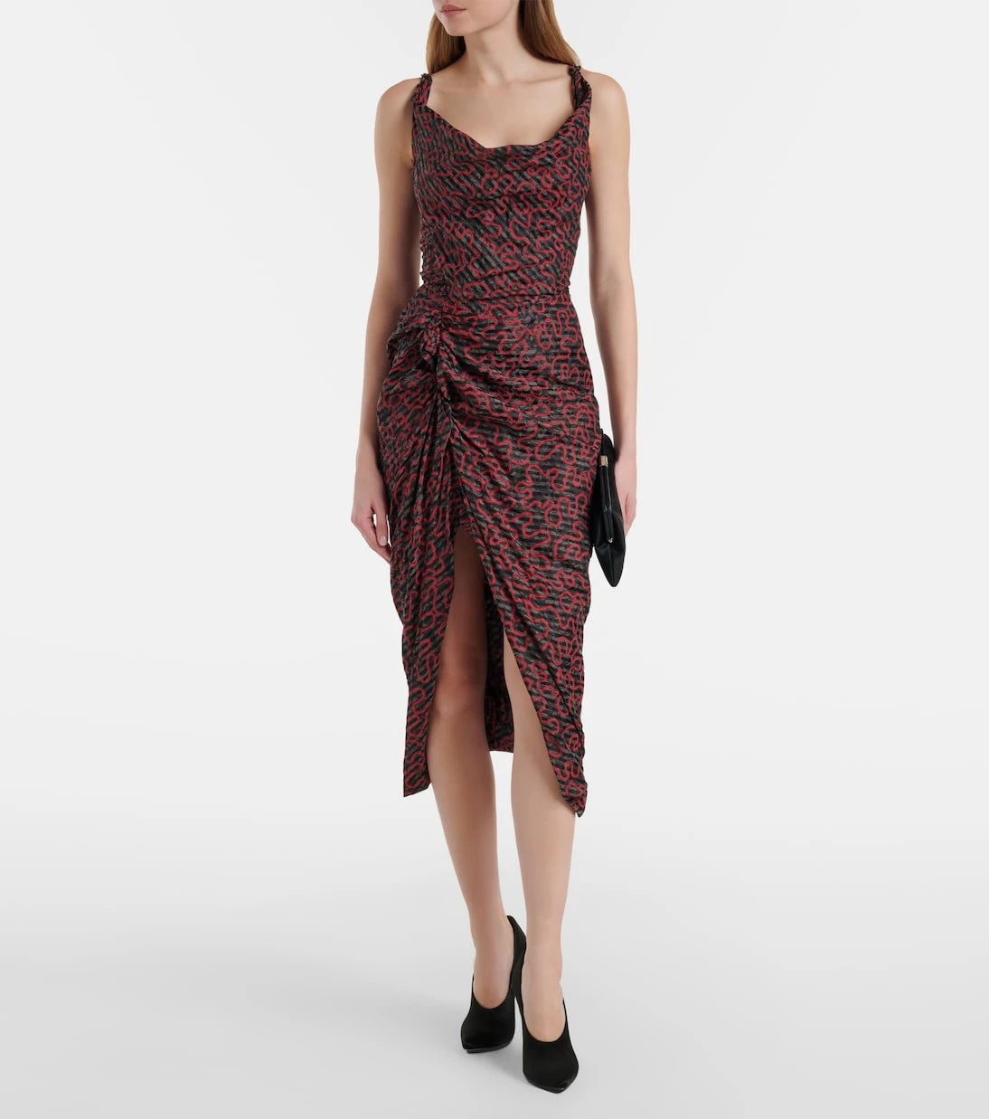 Vivienne Westwood - Panther printed midi dress
