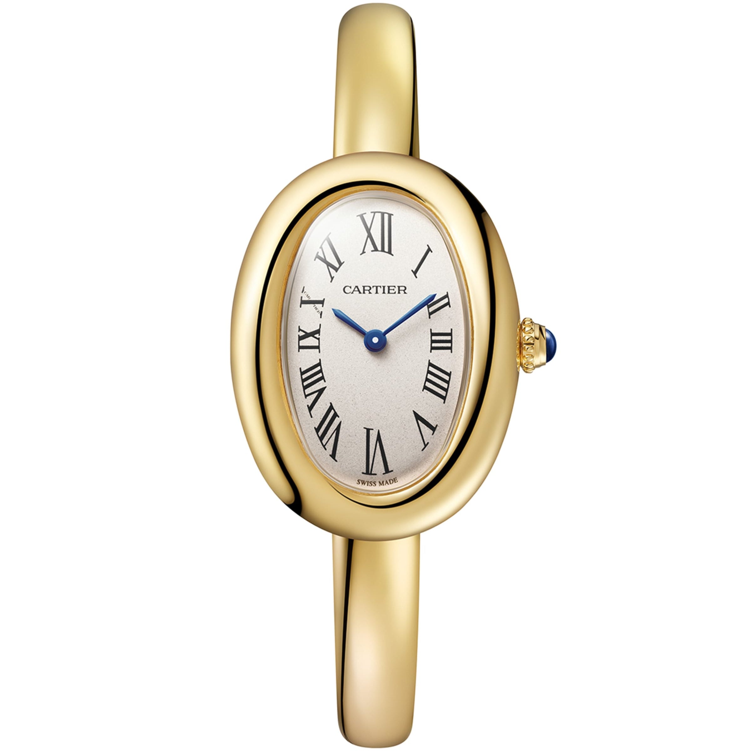 Small Yellow Gold Baignoire de Cartier Watch 23.1mm (Size 17)