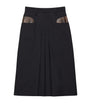 Prada Blue Mohair-Wool Midi Skirt