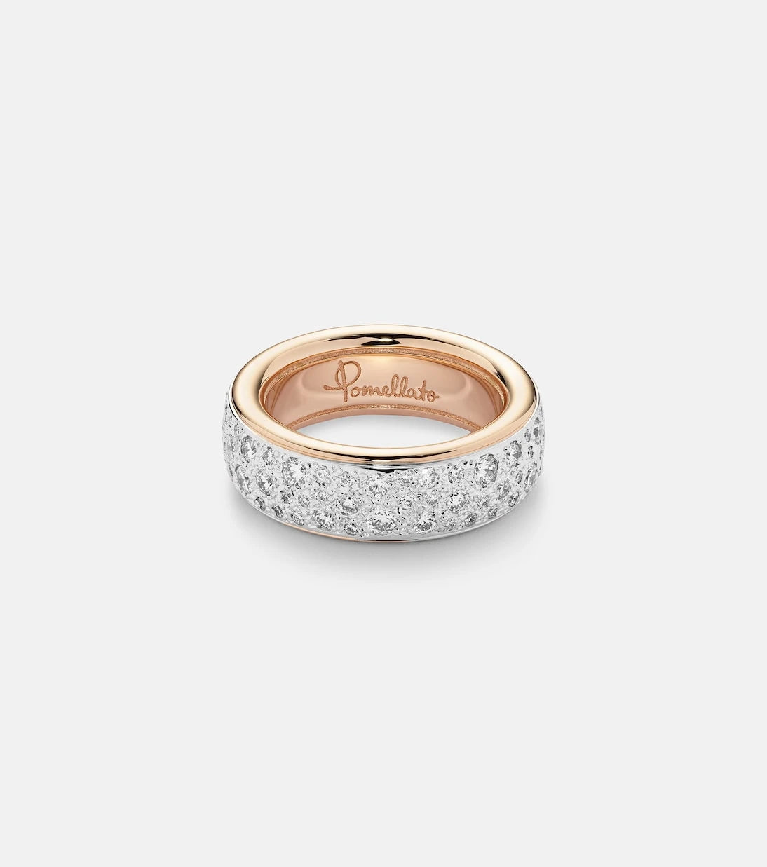 Pomellato - Iconica 18kt rose gold ring with diamonds