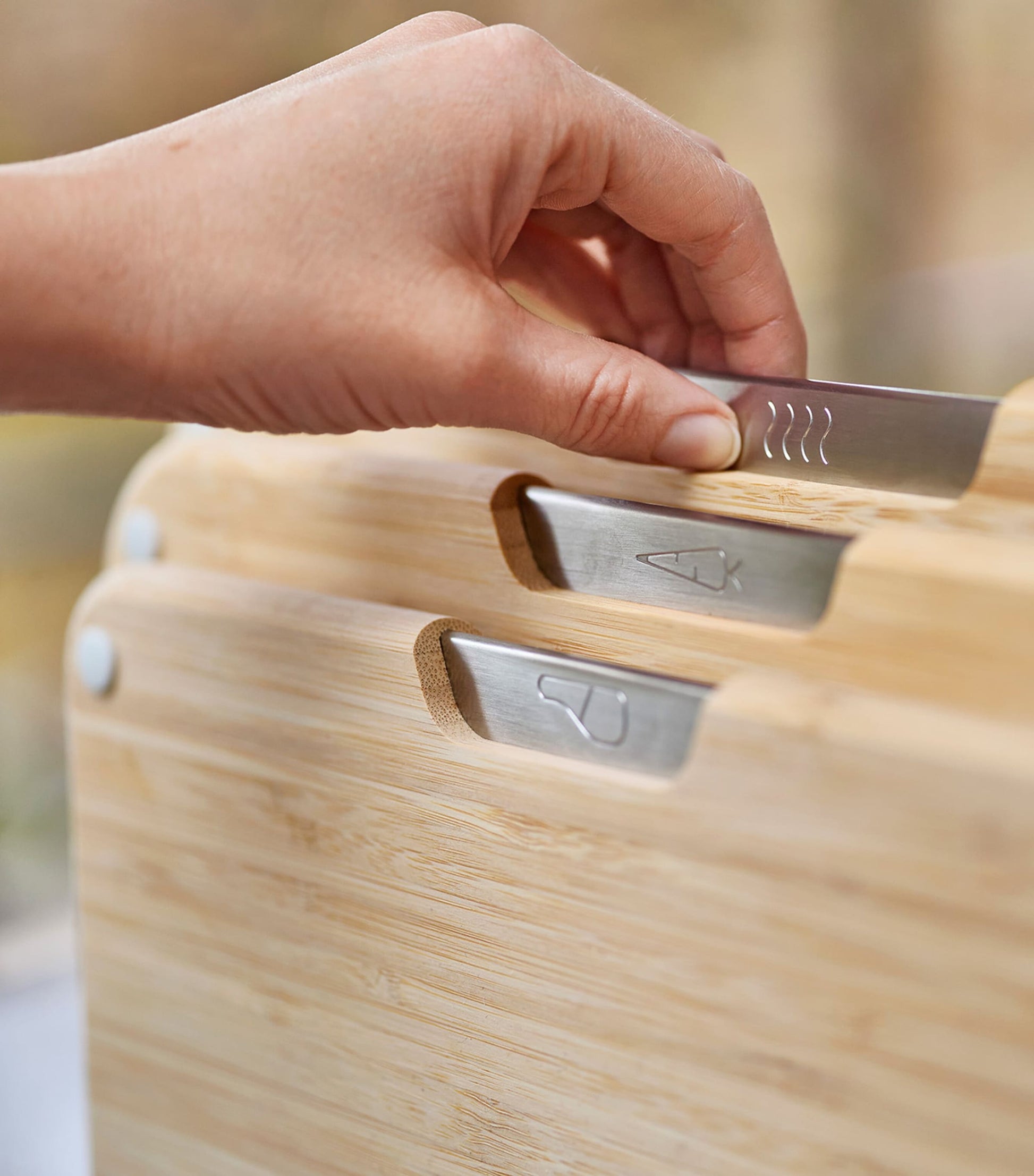 Set of 3 Bamboo Nest Chopping Boards