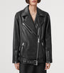 Black Leather Billie Biker Jacket