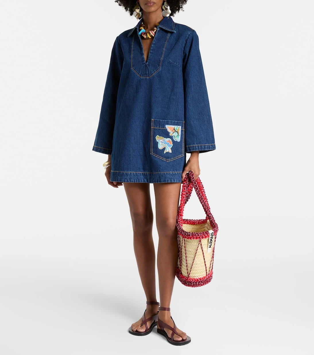 Alémais - Speedy denim minidress